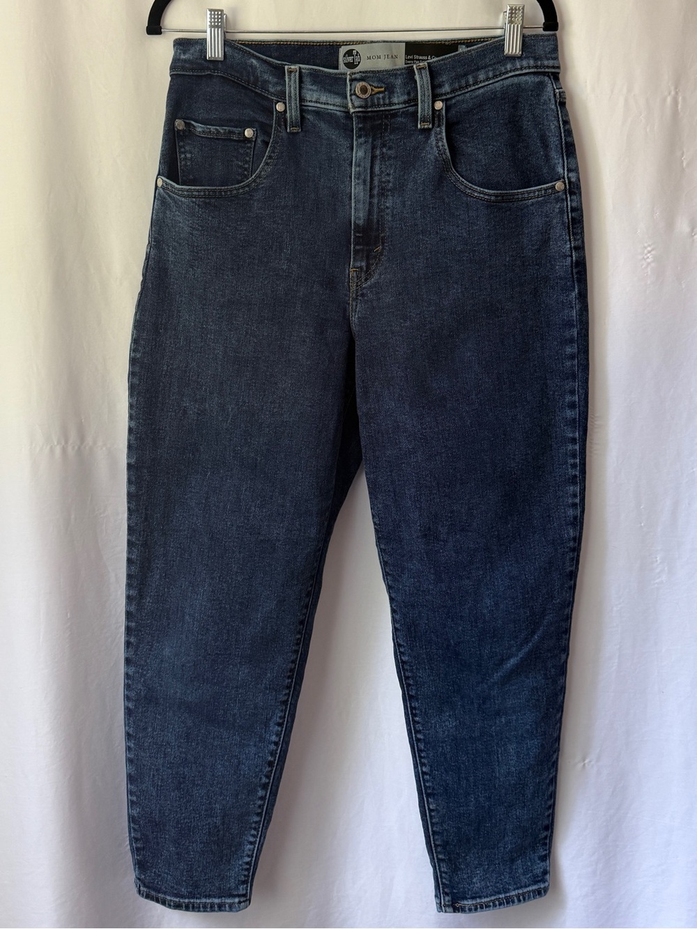 Levi's SilverTab Mom Jean Dark Wash